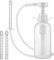Reusable Vaginal Douche, 300ml Vaginal Cleaning System Anal Douche for Women, Portable Intimate Care Douche Cleaning Kit with 3 Nozzle Tips