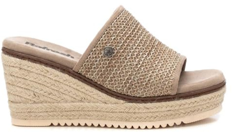 REFRESH - Sandalia Mujer Taupe - Calzado Cómodo y Versátil - Moda casual - Modelo 17264904 (Talla 40)