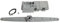 FIGEVIDA Kit Dispenser Vaschetta Detersivo Pala Braccio Inferiore per Lavastoviglie compatibile con Whirlpool 480131000162