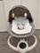 Electric Baby Swing Chair from Birth, Bluetooth Bouncer with 5 Swing Speed, 3-Stage Timer and Remote Control, Portable Baby Rocking Rocker Seat Touch Screen Music Speaker Grey