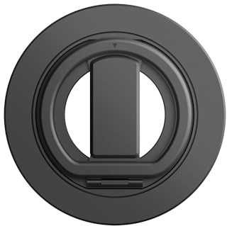 Magnetic Ring Holder supporto ad anello magnetico per smartphone compatibile con tecnologia Magnetic Power Profile, Gray