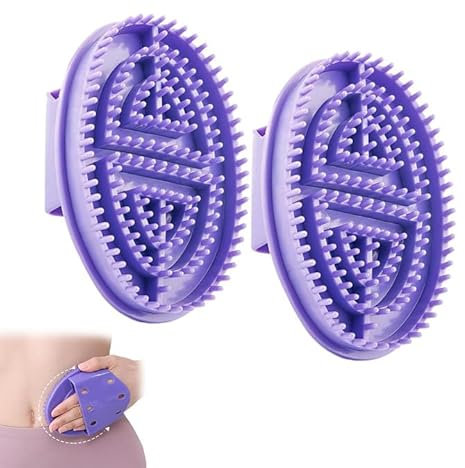 2 Stück Meridian Bürste Massagebürste Körper Professioneller Meridian-Massagebürste Ganzkörper Entspannung Massagekamm Ätherisches Öl Zur Körperentspannung von Familie