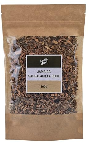 Lowhill Valley Jamaica Sarsaparilla Root - Smilax officinalis – 100% Natural Herbal Tea – No Additives or Preservatives – Responsibly Sourced – 100g.