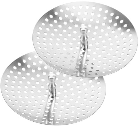 Gadpiparty 2pièces Crépine Évier Métal Lot De Récupérateur De Déchets Cuisine Égouttoir Sans Outil Pour Salle De Bain Évier