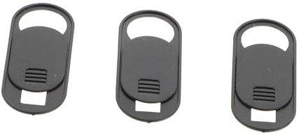 ROMISBABA Cubiertas para Cámaras Web de Privacidad Mini 3 Piezas, Adhesivos Delgados Compatibles Portátiles y Smartphones, Negras, Protección para Dispositivos Personales en Uso Diario
