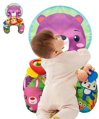 Children's seat cushion, children's relaxation mat, roll cushion for girls, crawling, rolling and sitting, suitable for home, apartment, living room, bedroom and
