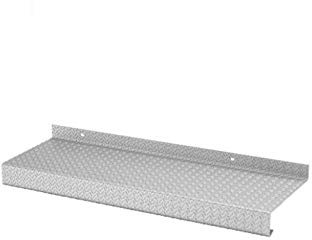 FBA 40 Fensterblech Fensterbank Gerstenkornblech mit Langlochstanzung 1,5/2 mm EV1 Ausladung 300 mm (500mm)