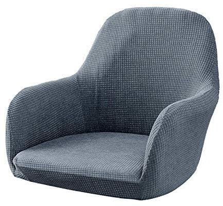 Tubayia Stretch Stuhlbezug Stuhlhusse Stuhl Abdeckung Schonbezug für Esszimmer, Büro (Dark Gray)