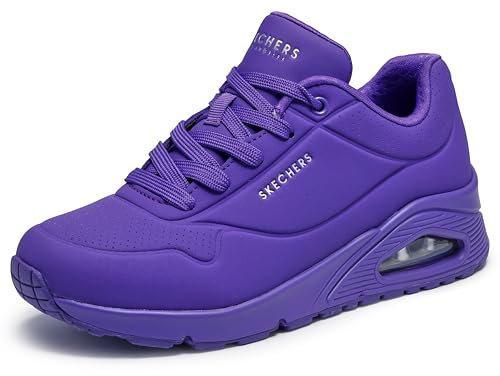 Skechers Damen Uno Night Shades Sneaker, violett, 35.5 EU