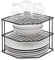 simplywire – 3-stufiges Tellerregal – Küchenschrank-Organizer – Schwarz