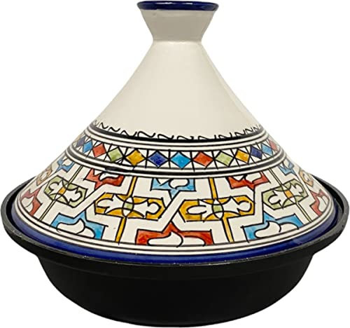 Cuilina | Tajine Fes Ø30cm - Induktion - Handgefertigte bunte Keramik - Induktion