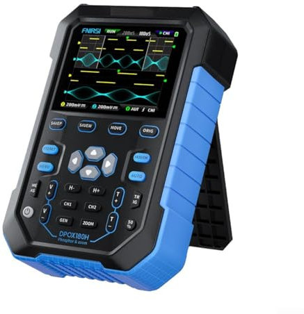 SPORTARC Digitales Tablet-Oszilloskop, DPOX180H Handheld-Dual-Kanal-Digital-Oszilloskop, 180 MHz Signalgenerator (D)