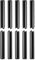 DTGN 5mm x 35mm(DxL) Scanalato Molla Perno - 30pz - Ottimo per Casa Macchina Fissaggio - 65Mn Molla Tassello Tensione Rotolo Perno - Nero