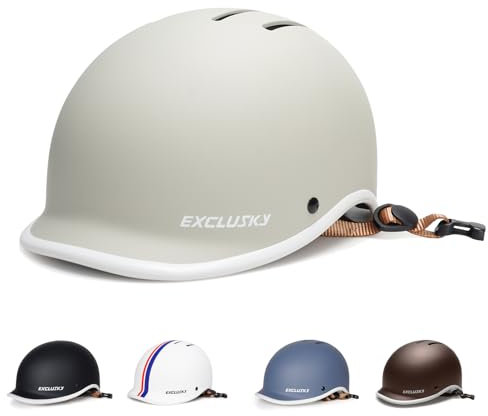 Ckorison Fahrradhelm für Erwachsene, Herren und Damen, Fahrradhelm für Pendler, Rennrad, Skaten, mit verstellbarem Zifferblatt, Größe 56–61 cm