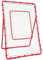 AKOZLIN Softball Volleyball Lacrosse Abpraller Bounce Rückennetz, 5 Winkel Verstellbar, 6×4FT mit Strike Zone Rebounder Netz,Tragebar Fußball Rebounder, Rückprallwand Netz