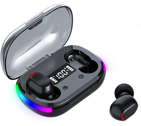 Dioche Wireless Earbuds, BT Wireless Earbuds BT 5.3 In-Ear Headphones with 8D Sound, Sport for Music and Calls, Comfortable Fit, 5-6 Hours Playtime, Charging Case