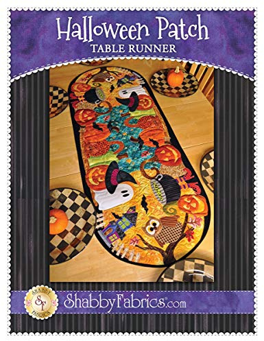 Halloween Patch Table Runner Pattern by Shabby Fabrics