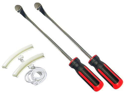 BOCAST Motorrad Montiereisen Set Felgenschoner Reifenmontage Felgenschutz Montierhebel