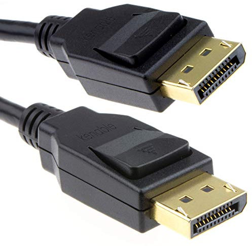 kenable DisplayPort v1.4 HBR3 8K 60Hz 4K 120Hz MST 32.4G HDR Cable Gold 1m [1 metres]