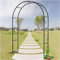 Arche de Jardin en Métal,Arceau à Rosiers pour Plantes grimpantes Rose,Arcade de Décoration de Mariage,Tonnelle de Pergola en Acier Durable,Largeur 120cm 140cm 200cm 240cm 300cm ,W180cm x H220cm