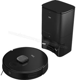 BEKO VRR94314VB - Robot aspirapolvere 2 in 1 - Connesso - Autonomia 240 minuti - 5000 pa - 4 velocità - Nero