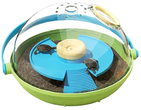 Incubateur Oeuf Tortue –Habitat Pratique pour Tortue| Terrariums De Reptes Incubateur De Tortues Faces À Utiser | Réservoir De Reptes Multifonctionnel, Aquarium De Tortues, Cage avec Se Prélas
