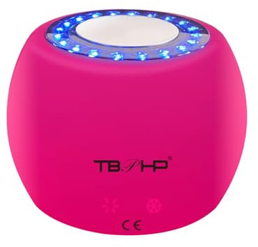 TBPHP 2-in-1-Rotes-Licht Gerät für Heiß- und Kalt gesichtmassagerät im Gesicht,multifunktionaler kabelloser Gesichtsformer, elektrisches nacken gesichtsmassagegerät