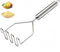 Flycppo Presse-Purée en Acier Inoxydable,Presse-Purée Manuel avec Longue Poignée,Presse-Purée Professionnelà Main,Ecrase pour Fruits,Légumes,Aliments pour Bébés(23 cm)
