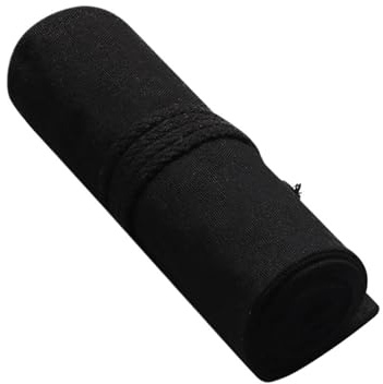 ZJPJMXNN Canvas pennrulle wrap 2 st 12/24/36/48/72/108 hål kanvas skola pennfodral upprullningsbar pennfodral för flickor pojkar bärbar pennväska kontorsmaterial påse tillbehör för skolan, En färg, 36