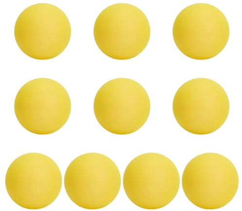 OLYCRAFT 10 tennisboll gul skum 7 cm lätt och mjuk boll med hög densitet skum träningsboll husdjur tuggsfär tennis och pickleballträning