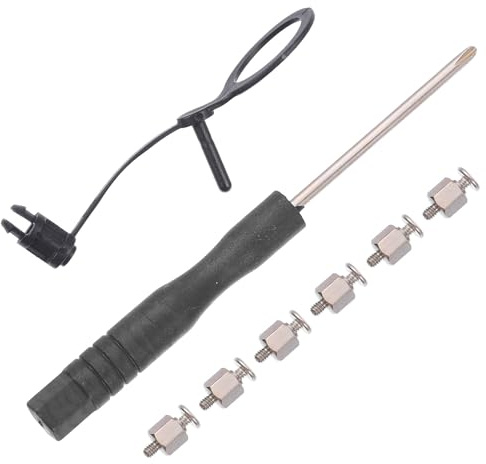 GALPADA Kit de Tornillos Color Negro para Montaje SSD M.2 en Placa Base, Tornillos de Metal Resistentes al Óxido Set para Bricolaje Adecuado para PC y Computadoras