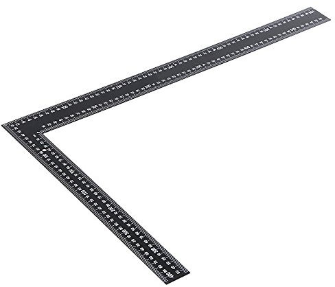 60 X 40CM STEEL TRI FRAMING SET SQUARE RIGHT ANGLE STRAIGHT EDGE L RULER 600MM x 400mm