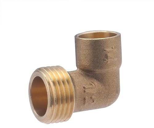 Raccord Laiton à Souder Ø14 - Coude Mâle 15x21 NOYON & THIEBAULT