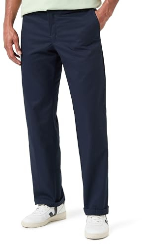 Dickies - Pantalon chino pour homme, Technologie Action Flex, Bleu Foncé, 32W/32L