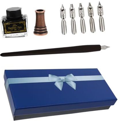 SEWACC Füllfederhalter-box Im Retro-stil Elegantes Schreibzubehör Stiftset Tinte Für Kunststudenten