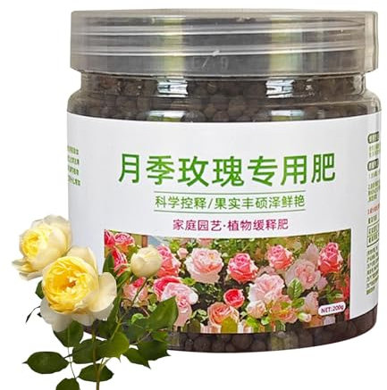 Cibo per, fertilizzante per cespugli di - Fertilizzante alla rosa con formula scientifica nutrizionale bilanciata da 200 g - Tecnologia di rivestimento Attrezzi da giardinaggio professionali