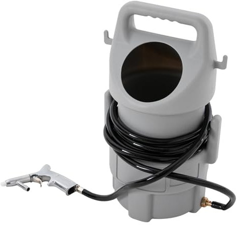 Sableuse à air comprimé mobile avec tuyau de 4,5 m, pistolet de sablage et seau de sablage de 50 kg, portable, pneumatique pour la fabrication, l'entretien automobile