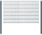 Doppelstabmattenzaun - Komplettset inkl. Pfosten und Montagematerial - Verschiedene Längen und Höhen – Grün oder Anthrazit (L 14 m | H 123 cm | Anthrazit)