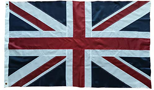 Union Jack flag British Flag 3x5FT -(90x150cm) Sewn Stripes Outdoors Indoors United Kingdom flag uk Flags Brass Grommets Banner