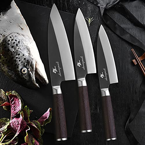 All size japanese sashimi kniv set rostfritt stål kock sushi kniv kök matlagning lax fisk sashimi kniv set kock kniv (Color : Deba Knife Set)
