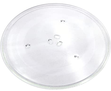 Plateau tournant en verre pour micro-ondes de 36,5 cm pour Samsung DE74-20002B DE74-20002A DE7420002 1150157 MC7698W ME1460SB MG14H3020CM MG7980W MS1470WA PS4233 4950 Plaque de cuisson pour four à