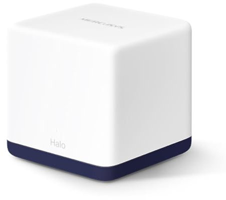 MERCUSYS WiFi Mesh Dual Band AC1900, 3 Gigabit-Ethernet-Ports, Router und Access Point-Modus, 1 Stück, Mercusys Halo H50G (1er Pack)