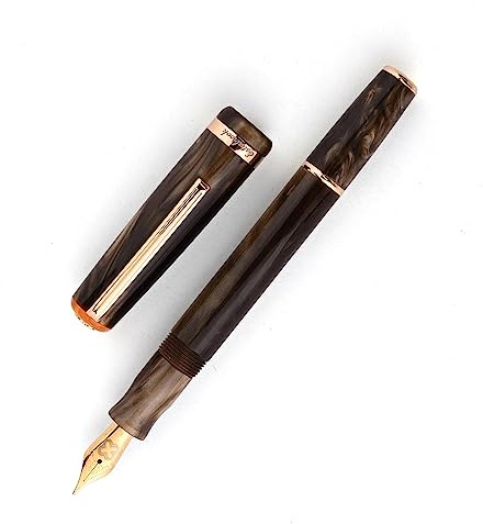 Esterbrook JR Collection Füllfederhalter Pumpkin Latte Gold, Federbreite M, EJRPL-M