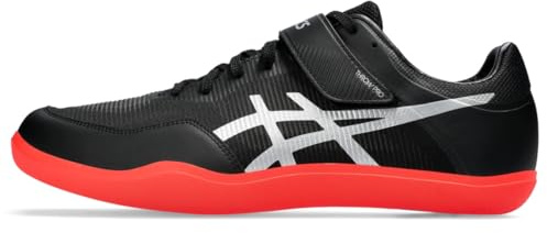 ASICS Unisex Throw PRO 3 Track & Field Shoe, 10.5M / 12W, Black/Pure Silver