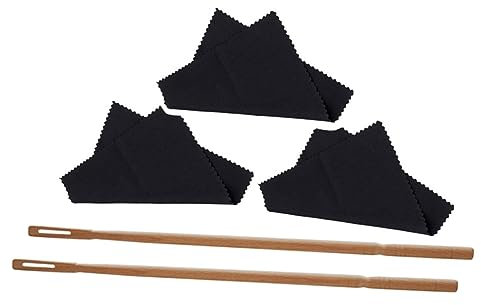 Toyvian 4sätze Flötenreinigungsset Mit Reinigungstuch Und Reinigungsstab Flötenstäbe Aus Ahornholz Und Pflegeleichte Reinigungstücher Für Optimale Pflege Und Wartung Ihrer Querflöte