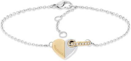 Tommy Hilfiger Jewelry Gliederarmband für Damen mit einem Herz-Charm - 2780880