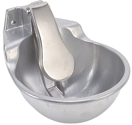Abreuvoir Automatique, Kit D'évier à Boire pour Bétail en Alliage D'aluminium, Abreuvoir à Bétail épais et Robuste à économie d'eau pour Cheval, Bétail, Mouton, âne, Chien, Chat