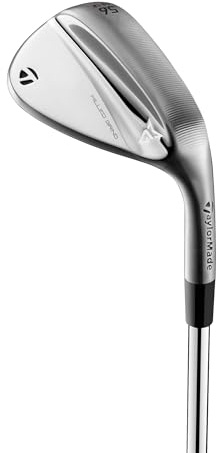 TaylorMade Golf Milled Grind Wedge Chrome Standard Bounce 58.11 Steel Shaft Right Handed