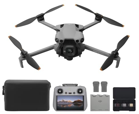 DJI Mini 5 Pro Fly More Combo Plus med DJI RC 2, 1-tums CMOS, C1 | 4K-drönare för nybörjare, hinderavkänning, ActiveTrack 360°, 225° gimbalrotation, förlängd batteritid