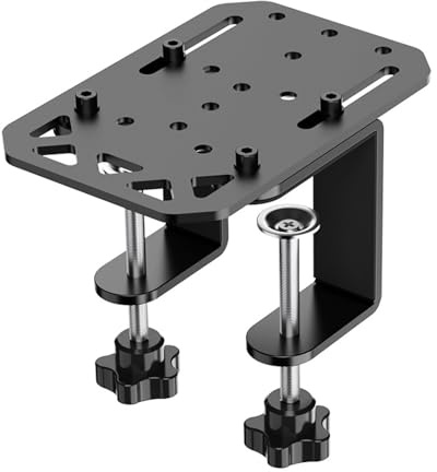 Soporte de freno de mano de acero general para montaje en escritorio, compatible con accesorios HBP y soporte de liberación rápida para cabina imitadora
